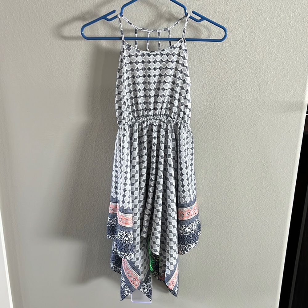 Soprano girls size M summer dress.  Super cute straps and bottom flared